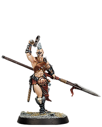 Fighter 6 Darkoath Savagers Gloryseeker With Spear and Axe 200x250
