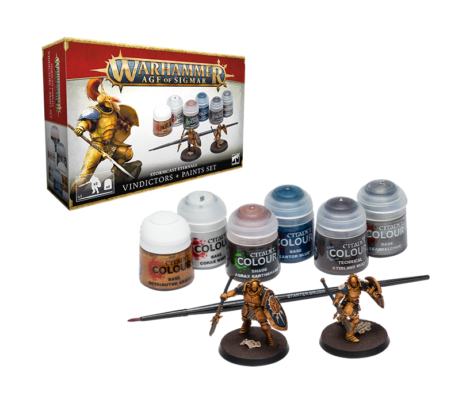 Games Workshop Stormcast Eternals Vindicators + Paints Set