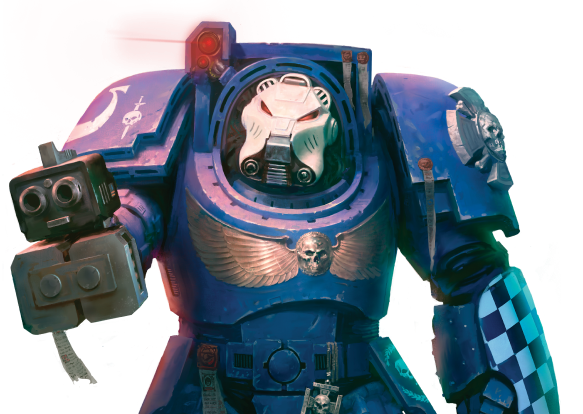 PD 40K MarketingStandee Spacemarine 2